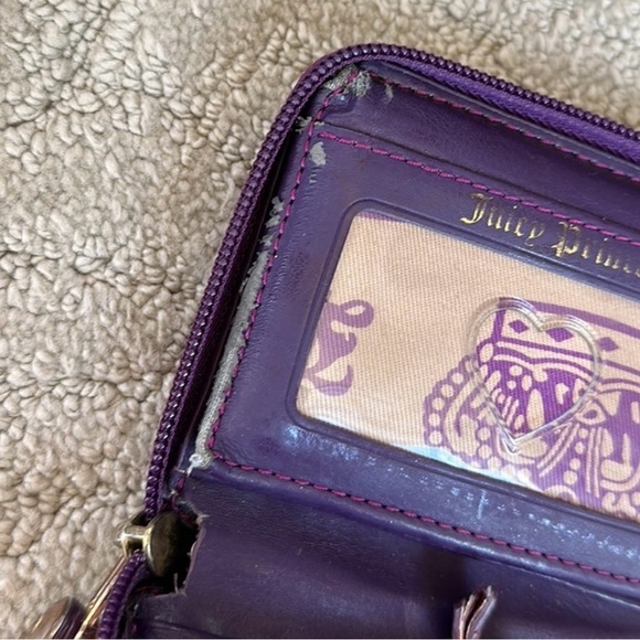 Juicy Couture Vintage Wallet Purple rare - Picture 5 of 8